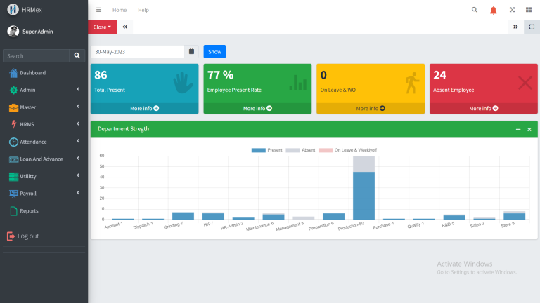 Streamline Attendance in Vapi’s Industrial Sector with HRMex Software